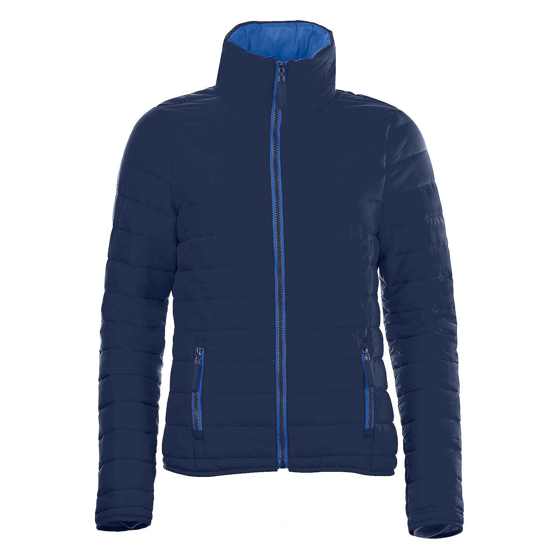SOL'S Womens/Ladies Ride Padded Water Repellent Jacket (Navy)