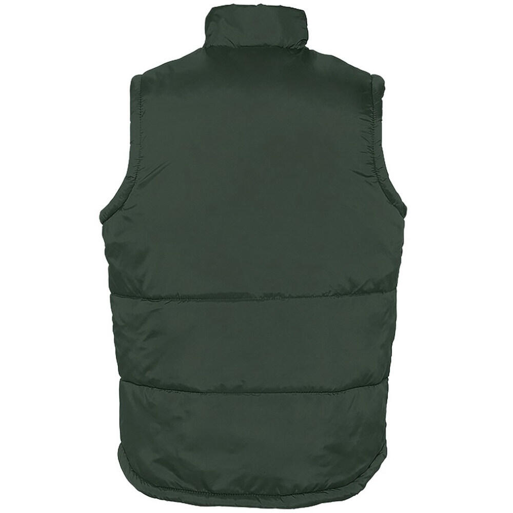 Warm Unisex Padded Bodywarmer Jacket (Forest Green) 2/3
