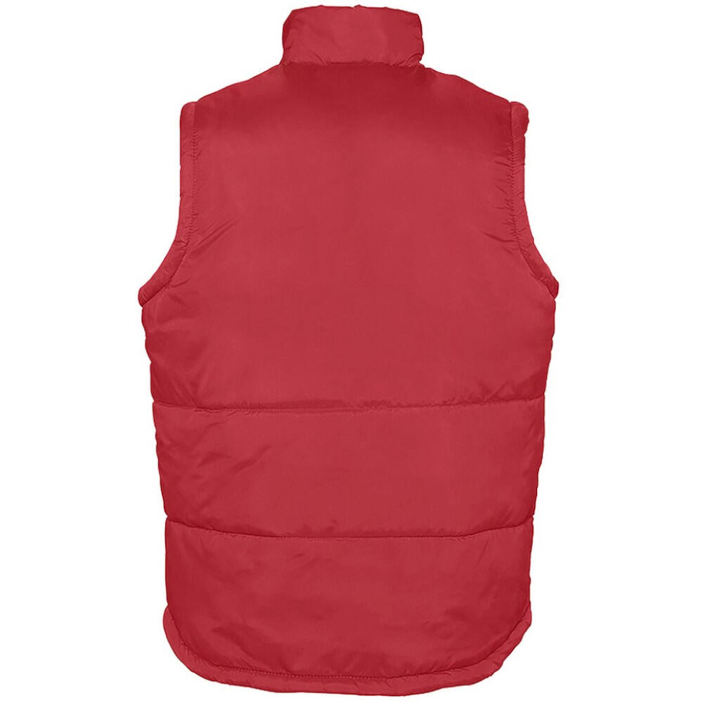 Warm Unisex Padded Bodywarmer Jacket (Red) 2/6