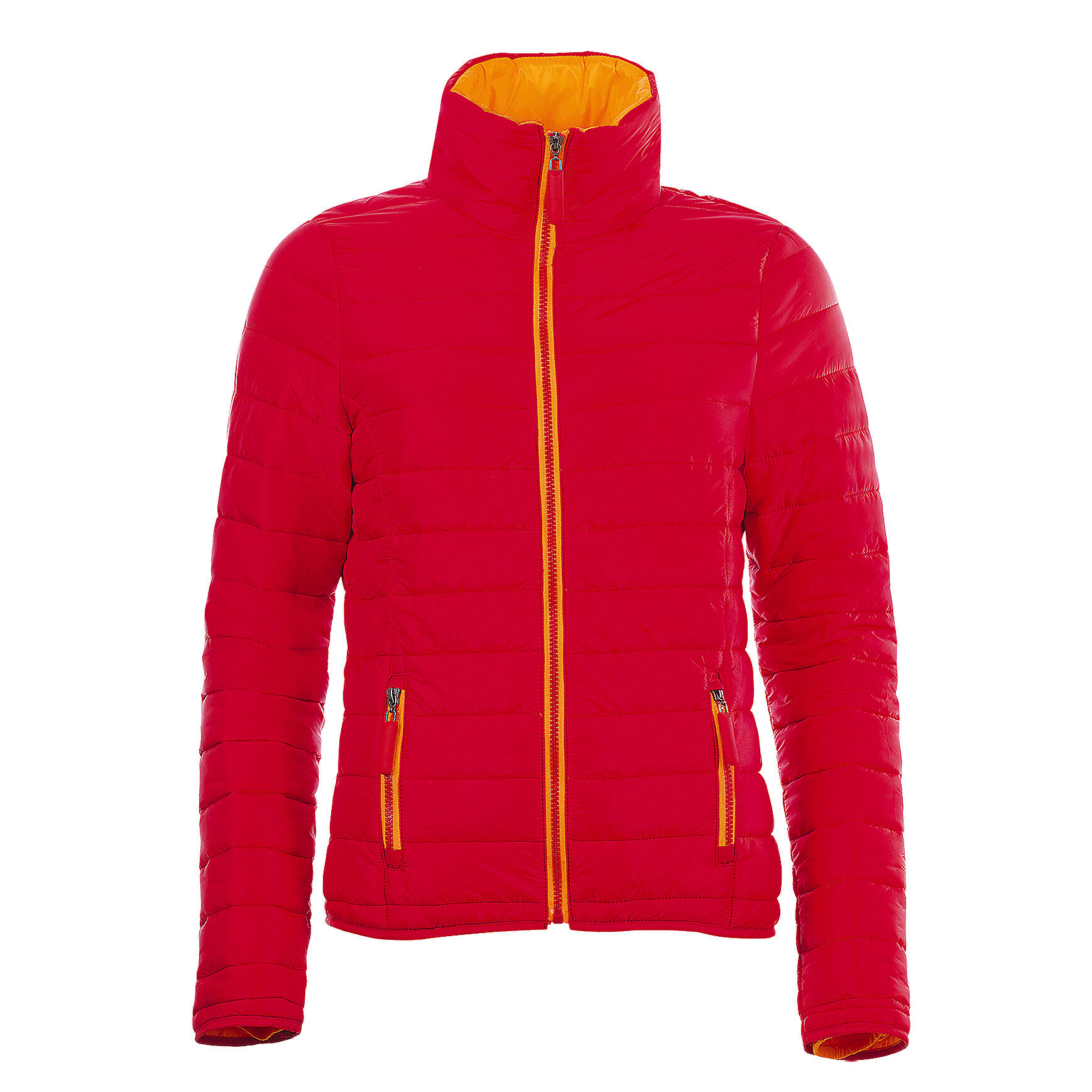 SOL'S Womens/Ladies Ride Padded Water Repellent Jacket (Red)