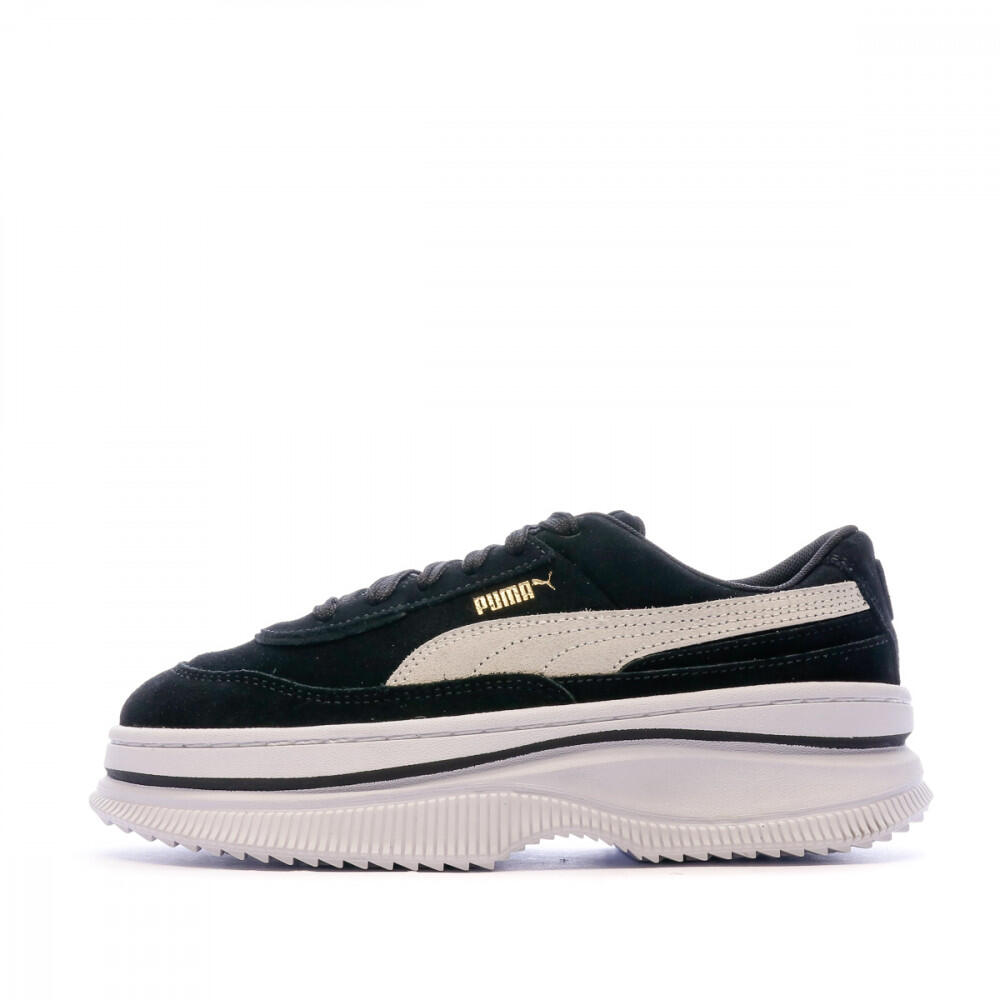 Puma - Baskets Noir Suède Femme Puma Deva - Chaussures De Sport - Jaune|noir|vert - Decathlon