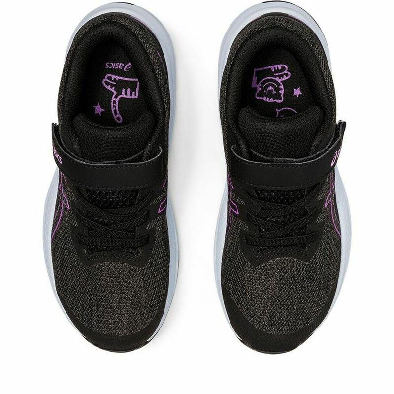 Chaussures de Running pour Enfants Asics GT-1000 11 Noir/Rose