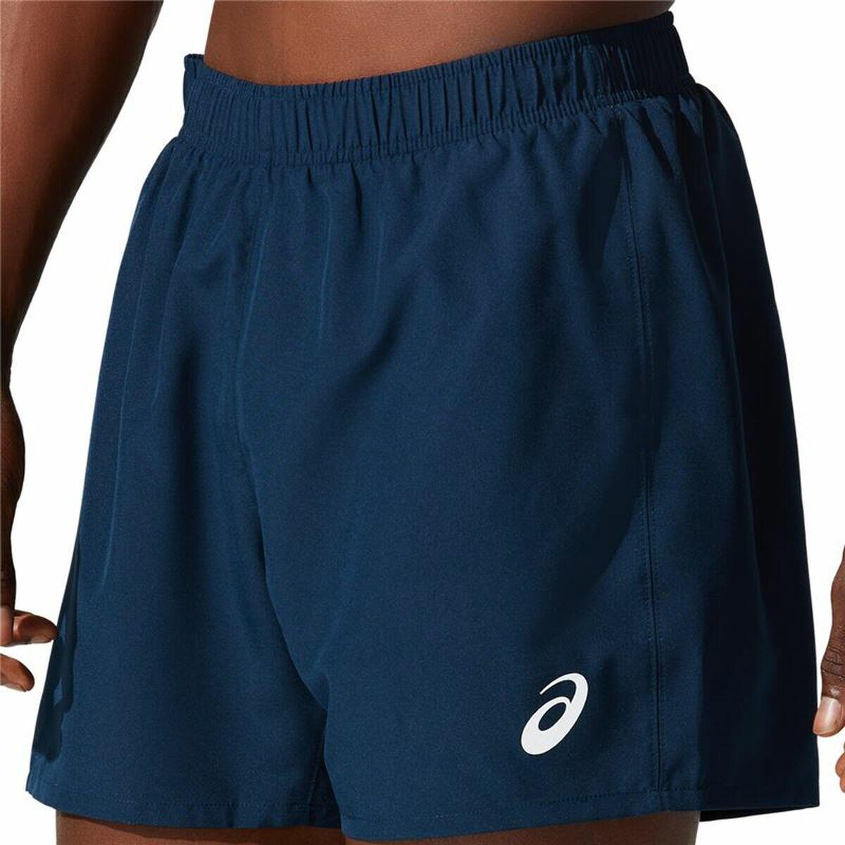 Pantalones Cortos Deportivos para Hombre Asics Core Azul oscuro 4/5