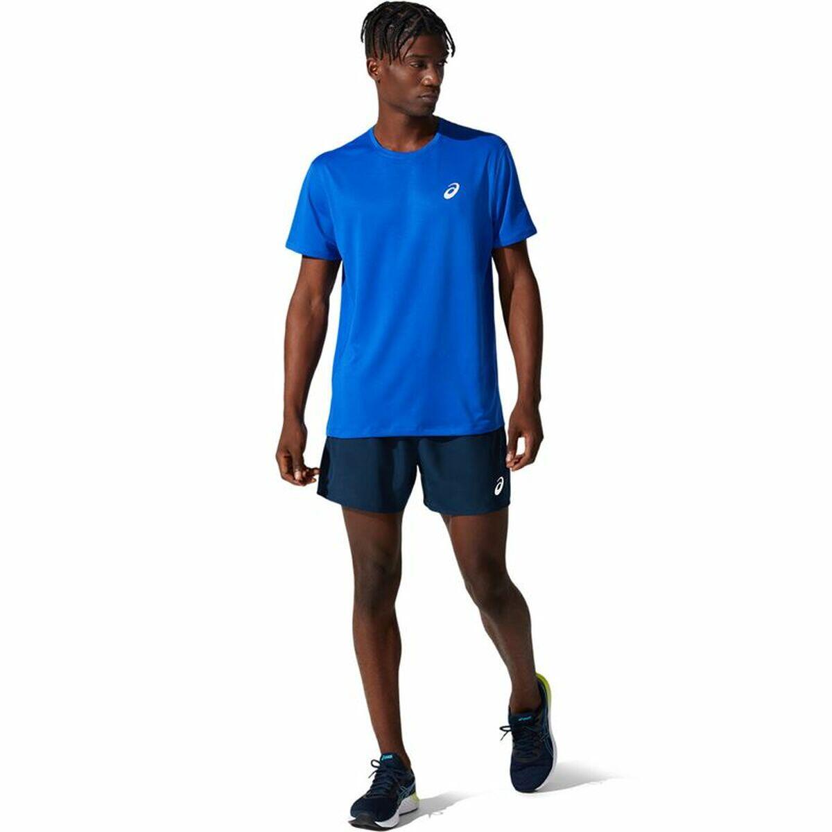 Pantalones Cortos Deportivos para Hombre Asics Core Azul oscuro 5/5