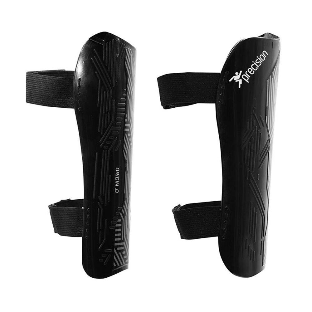 Unisex Adult Origin.0 Strap Shin Guards (Black/Charcoal) 2/2