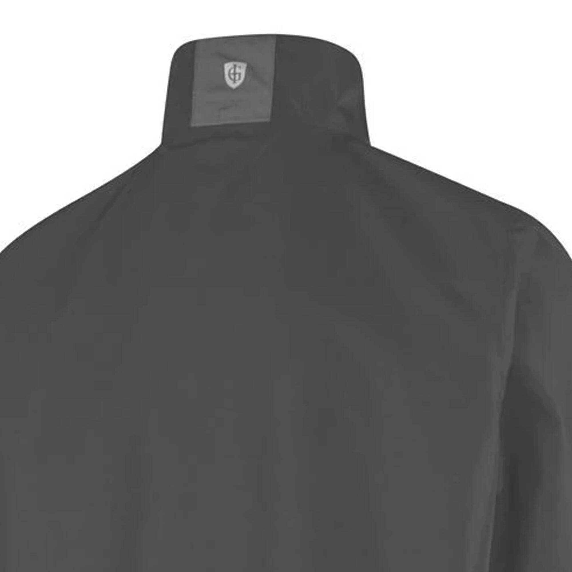 Mens Storm Cuff Golf Waterproof Jacket (Charcoal) 3/4