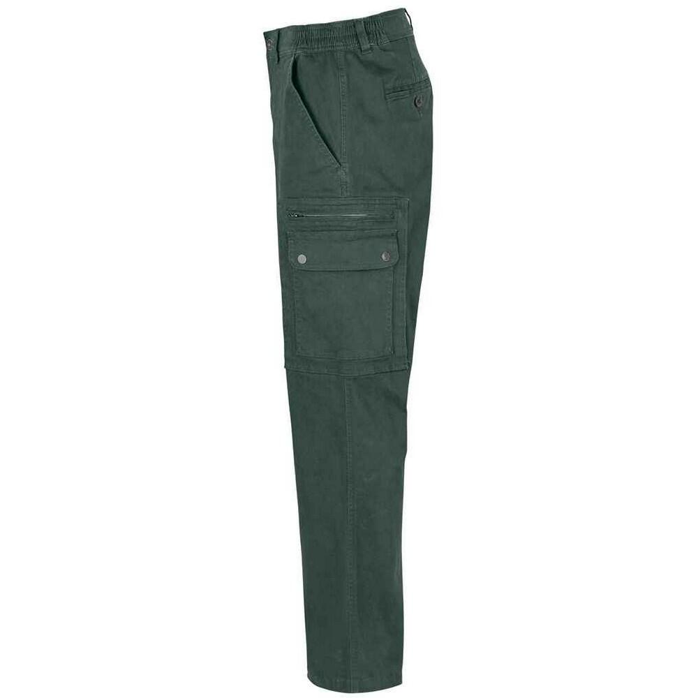 Pantaloni Cargo Uomo SOLS Docker Verde Foresta 2/3
