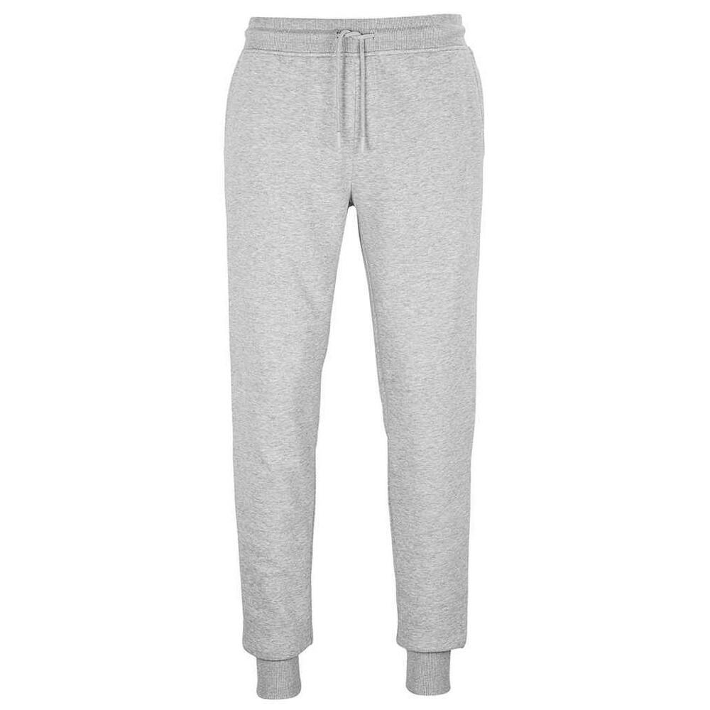 Calças de jogging unissexo para adultos em malha Jumbo Melange Melange Cinza