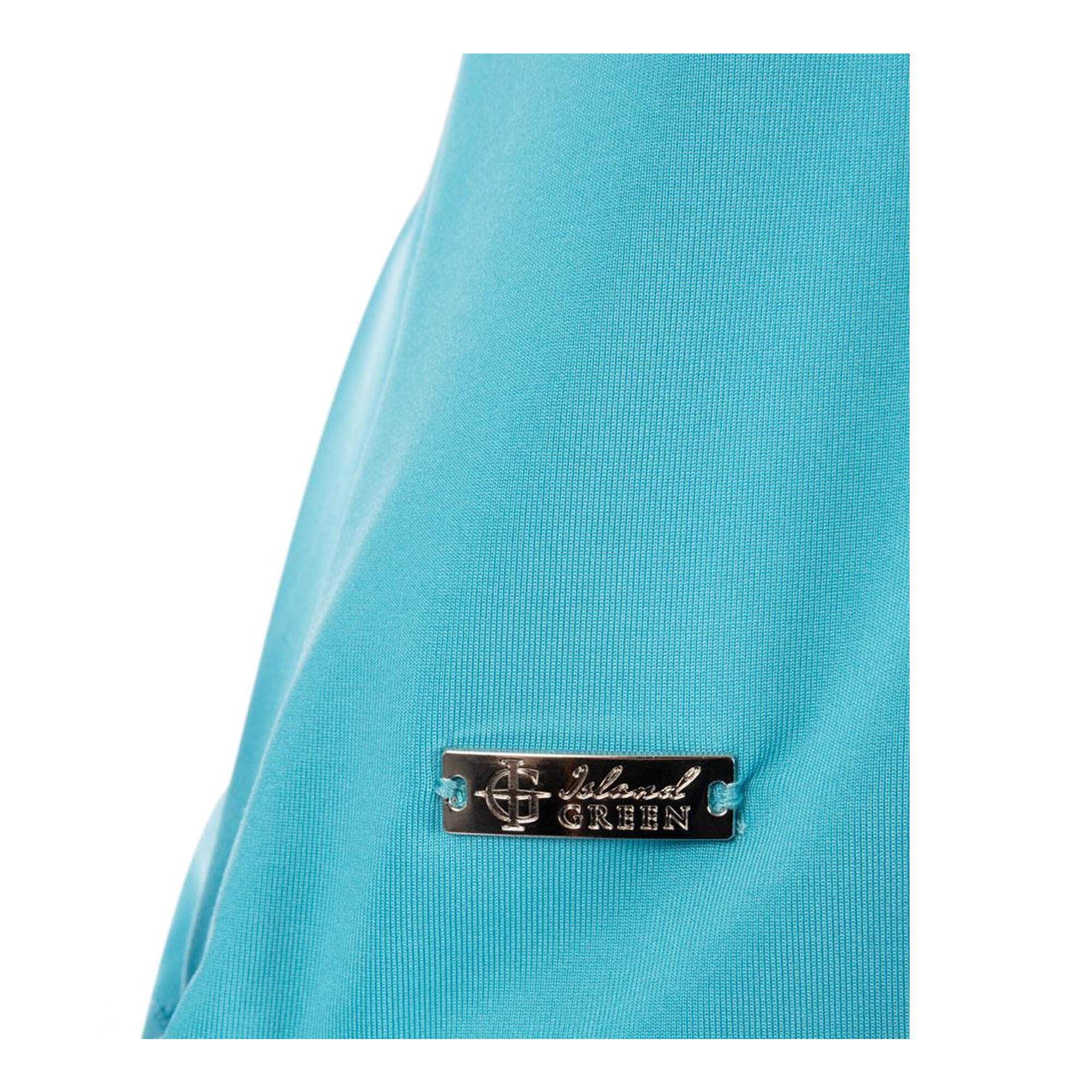 Base Layer Oberteil für Damen Aquablau 3/4