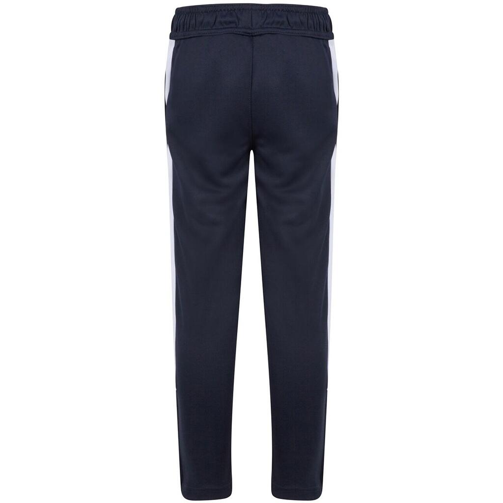 Strick Trainingshose Jungen Marineblau/Weiß 2/3