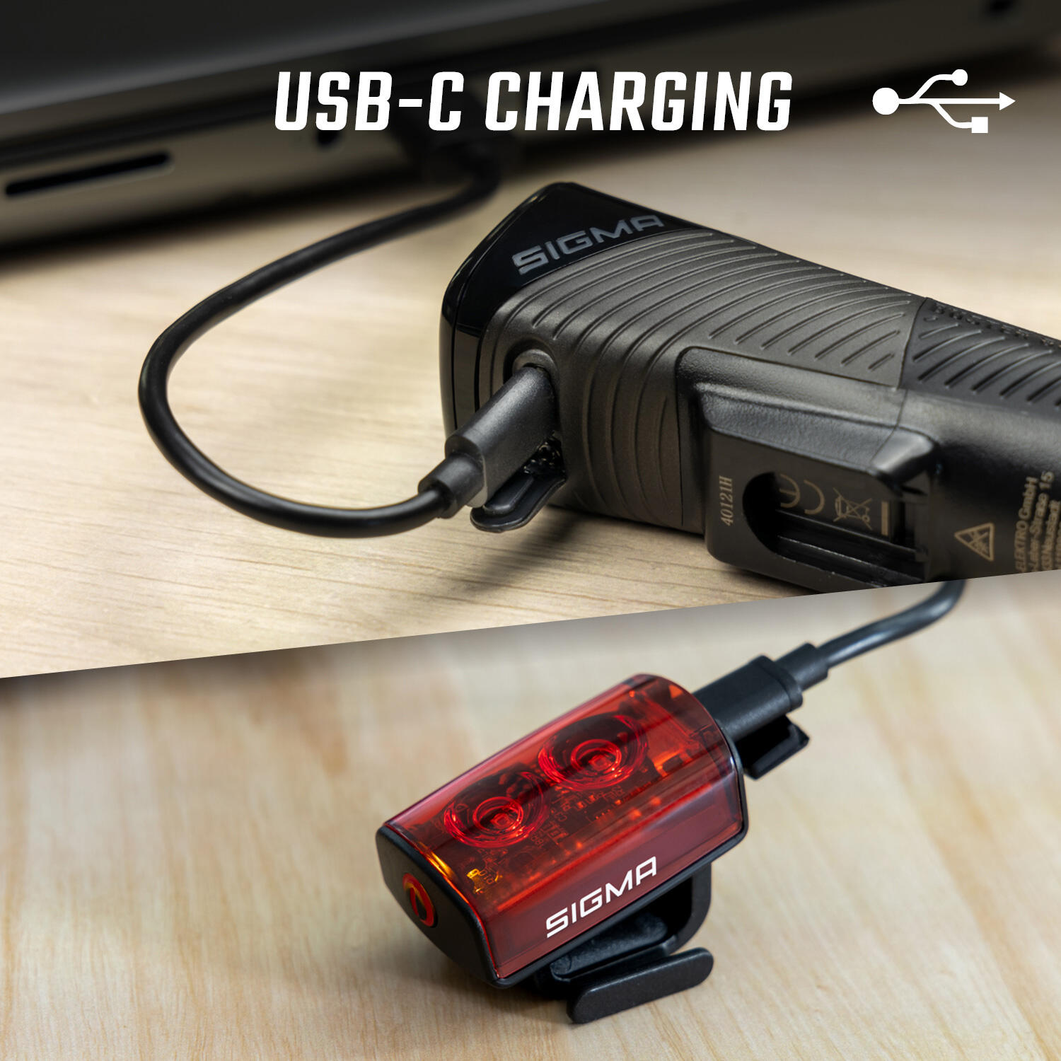 Sigma Buster 800 USB Lighting Set with RL 80 Rear Light 6/7