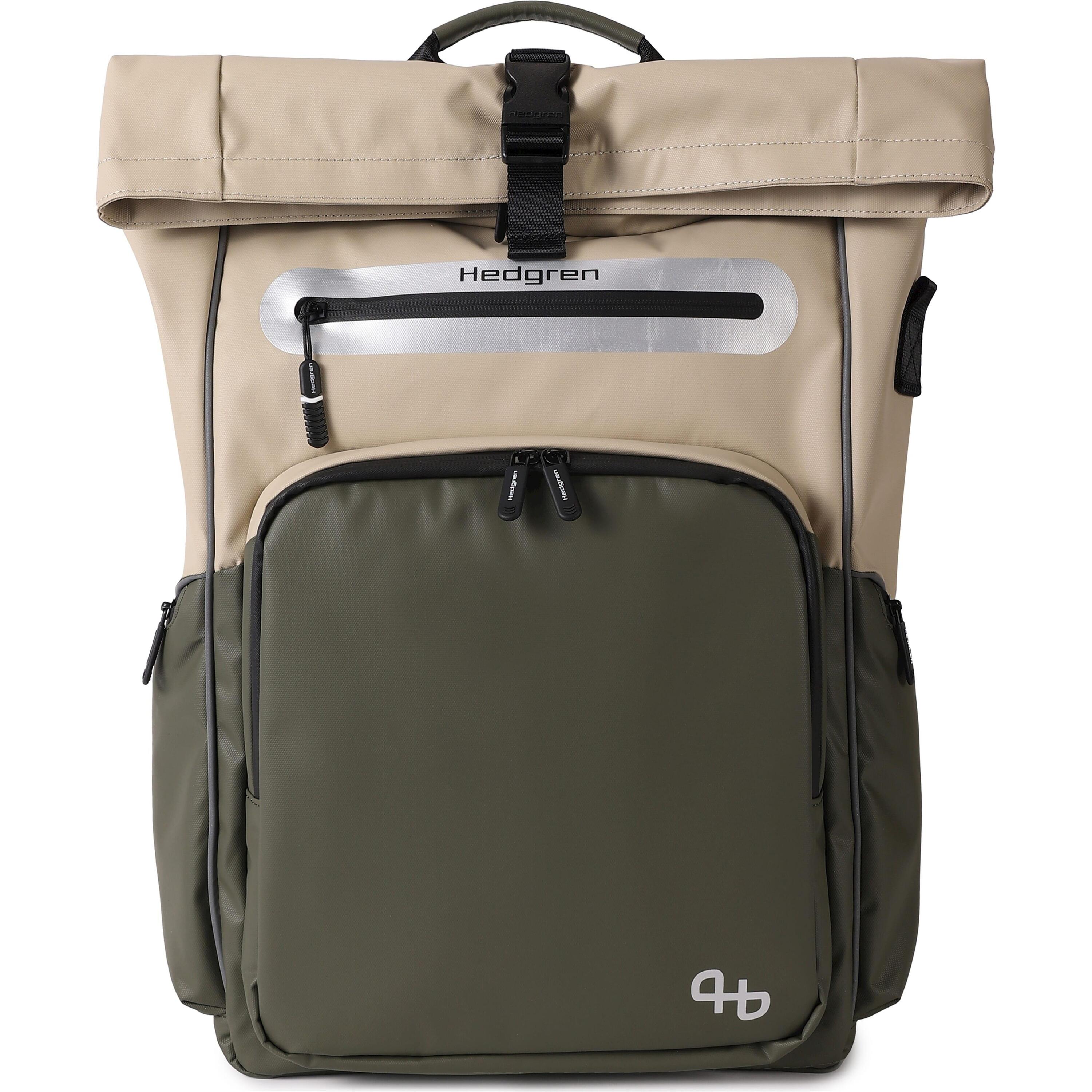 HEDGREN Hedgren Fiets Hub Rugzak 23,9L Beige Olijf