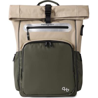 Hedgren fiets hub rugzak 23.9l beige olijf