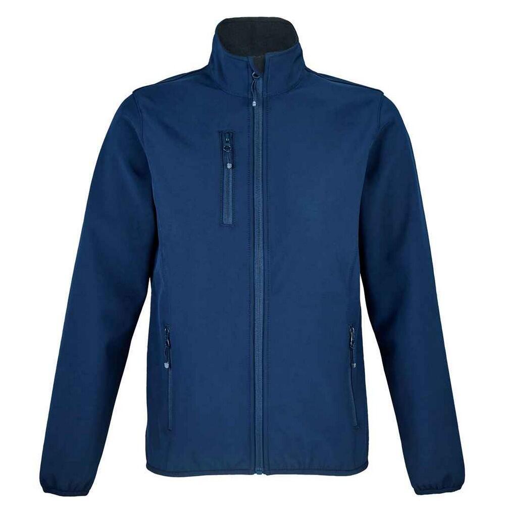 SOL'S Womens/Ladies Falcon Softshell Recycled Soft Shell Jacket (Abyss Blue)