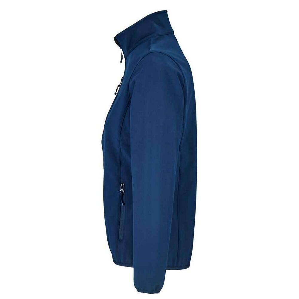 "Falcon" Softshelljacke recyceltes Material für Damen Abgrund Blau 2/3