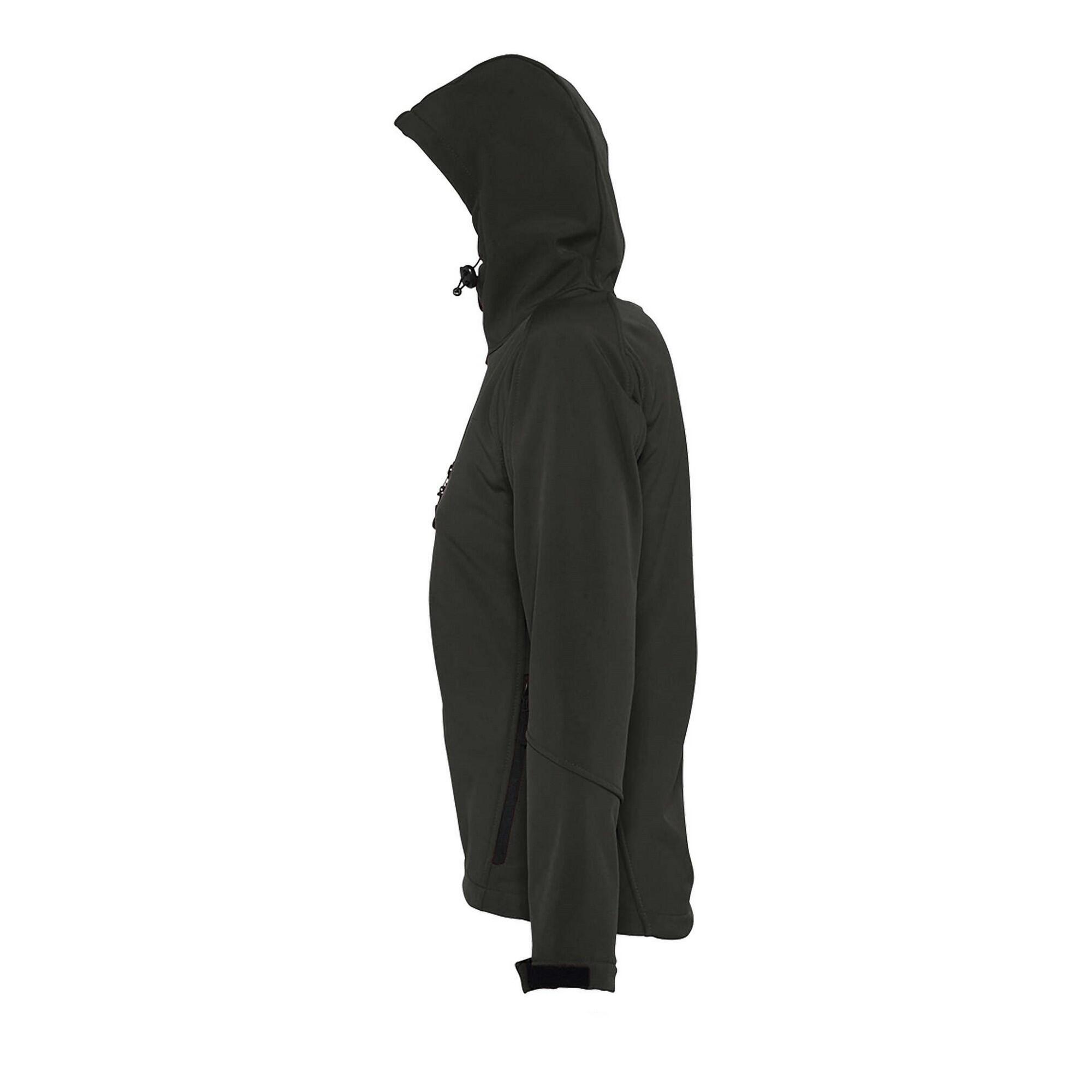 Replay Giacca Softshell Con Cappuccio Donna SOLS Nero 3/4