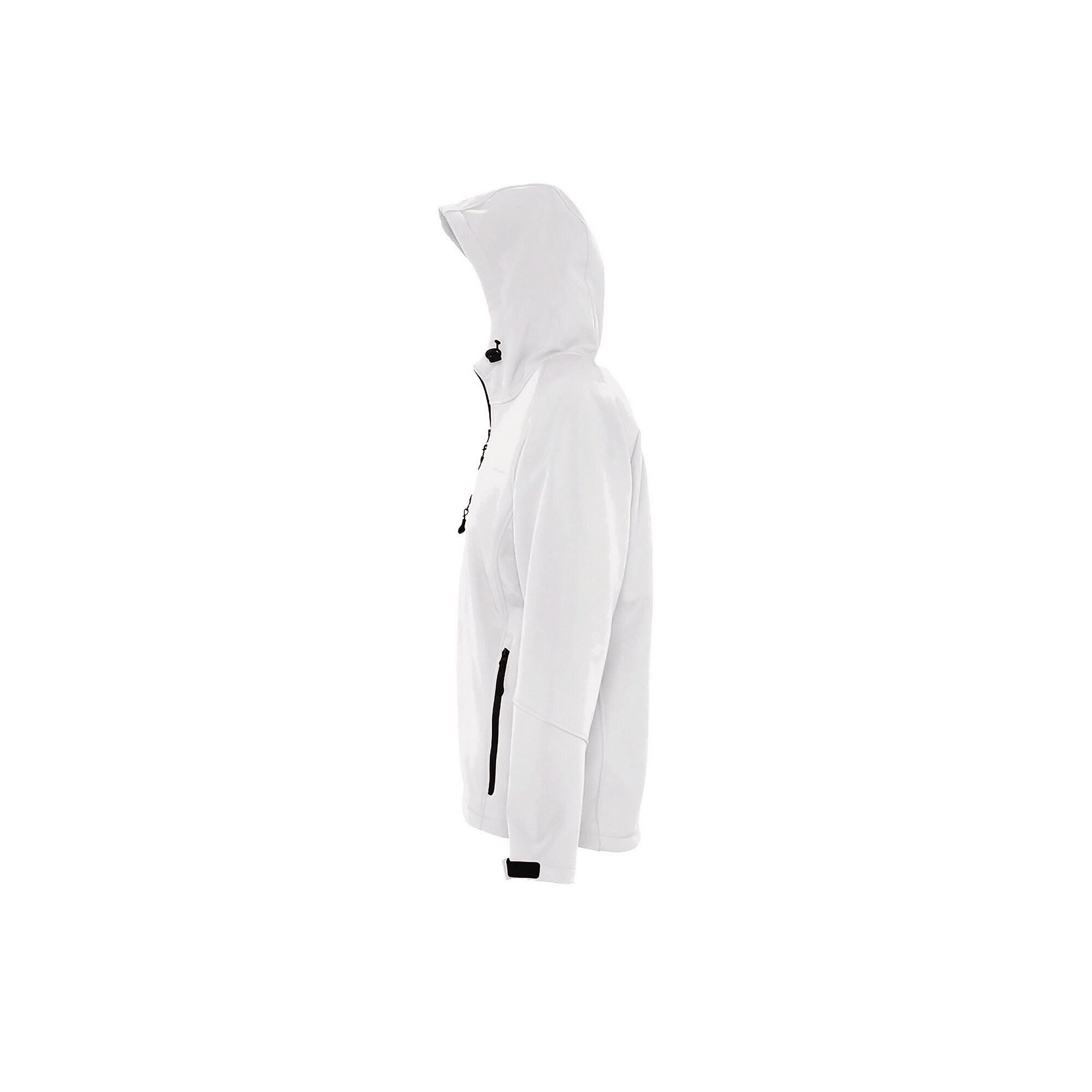 Replay Giacca Softshell Con Cappuccio Uomo SOLS Bianco 4/5