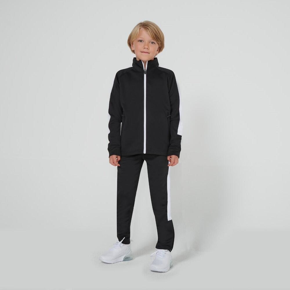 Padded Jacket Steppjacke, Trainingsjacke für Kinder Schwarz/Weiß 4/4