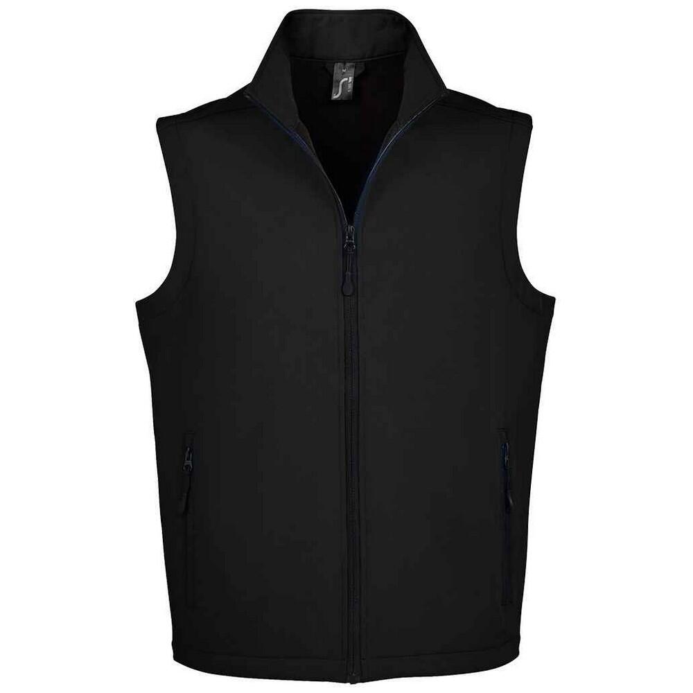 Unisex Adult Race Softshell Gilet (Black)