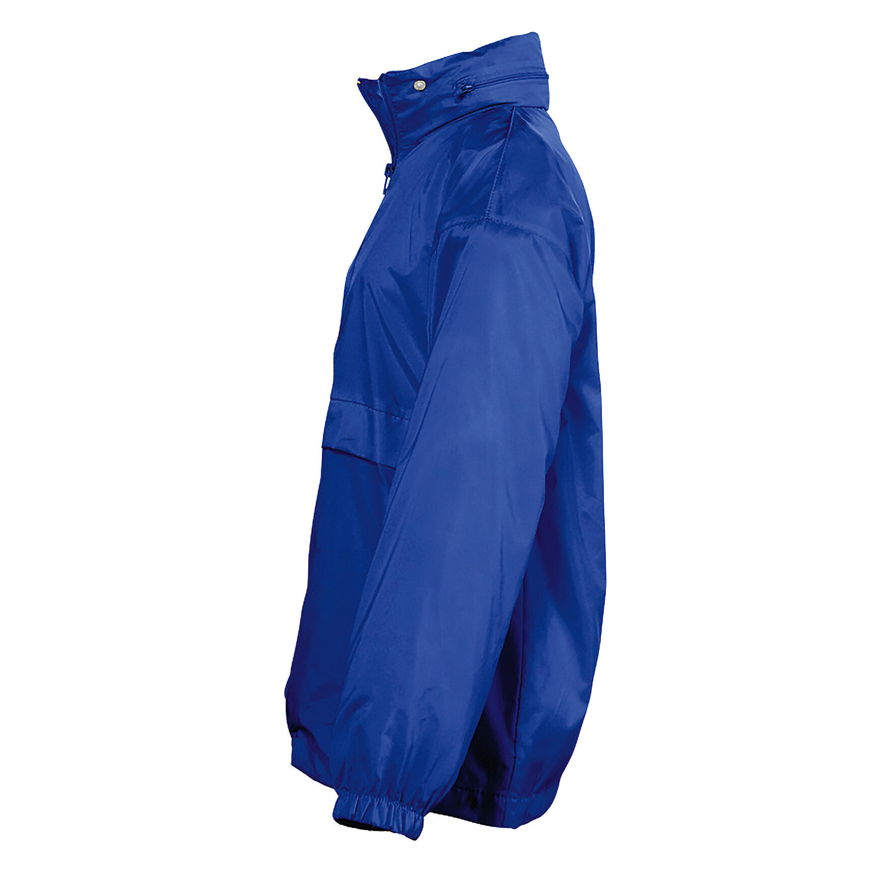 Windbreaker Jacke Surf Kinder Königsblau 3/4