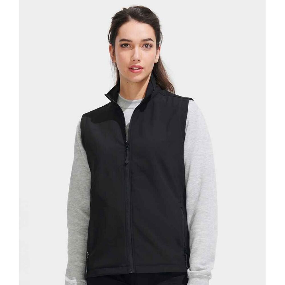 "Race" Weste für Damen Schwarz 3/4