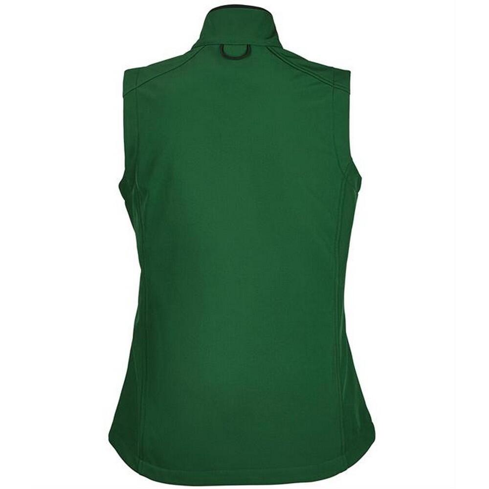 Rallye SoftshellBodywarmer SoftshellWeste Damen Flaschengrün 3/6