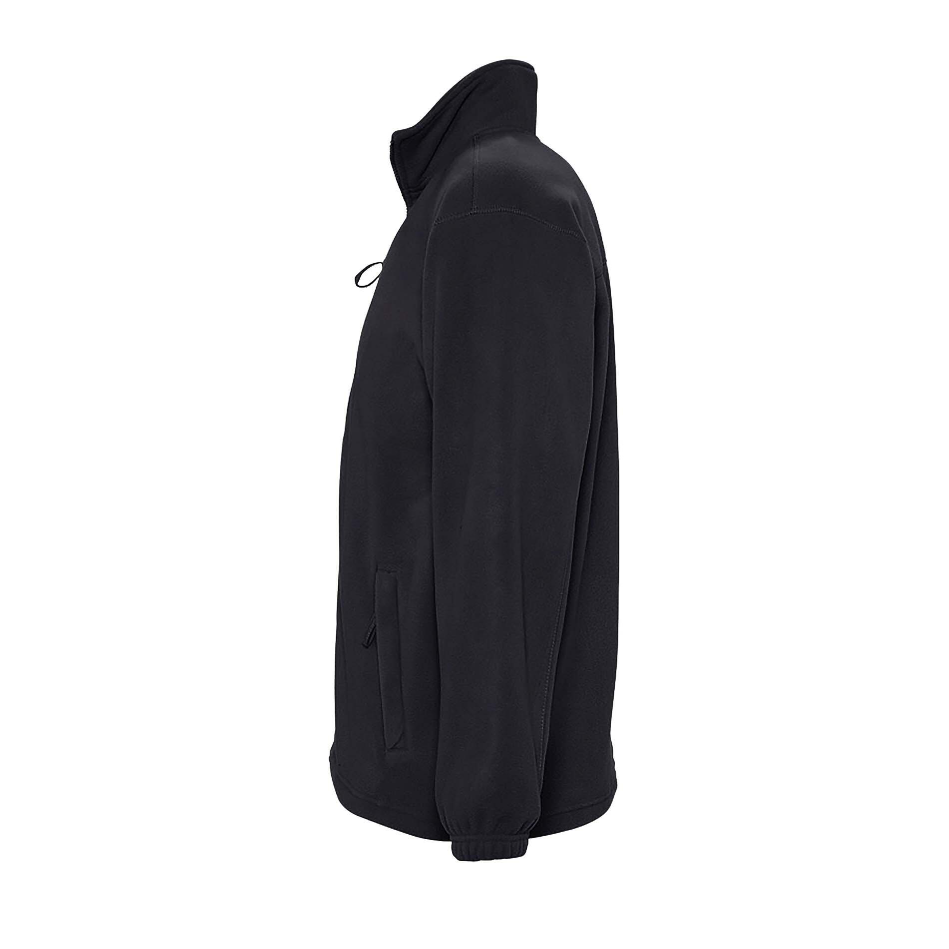 Mens North Full Zip Outdoor Fleece Jacket (Charcoal) 3/4