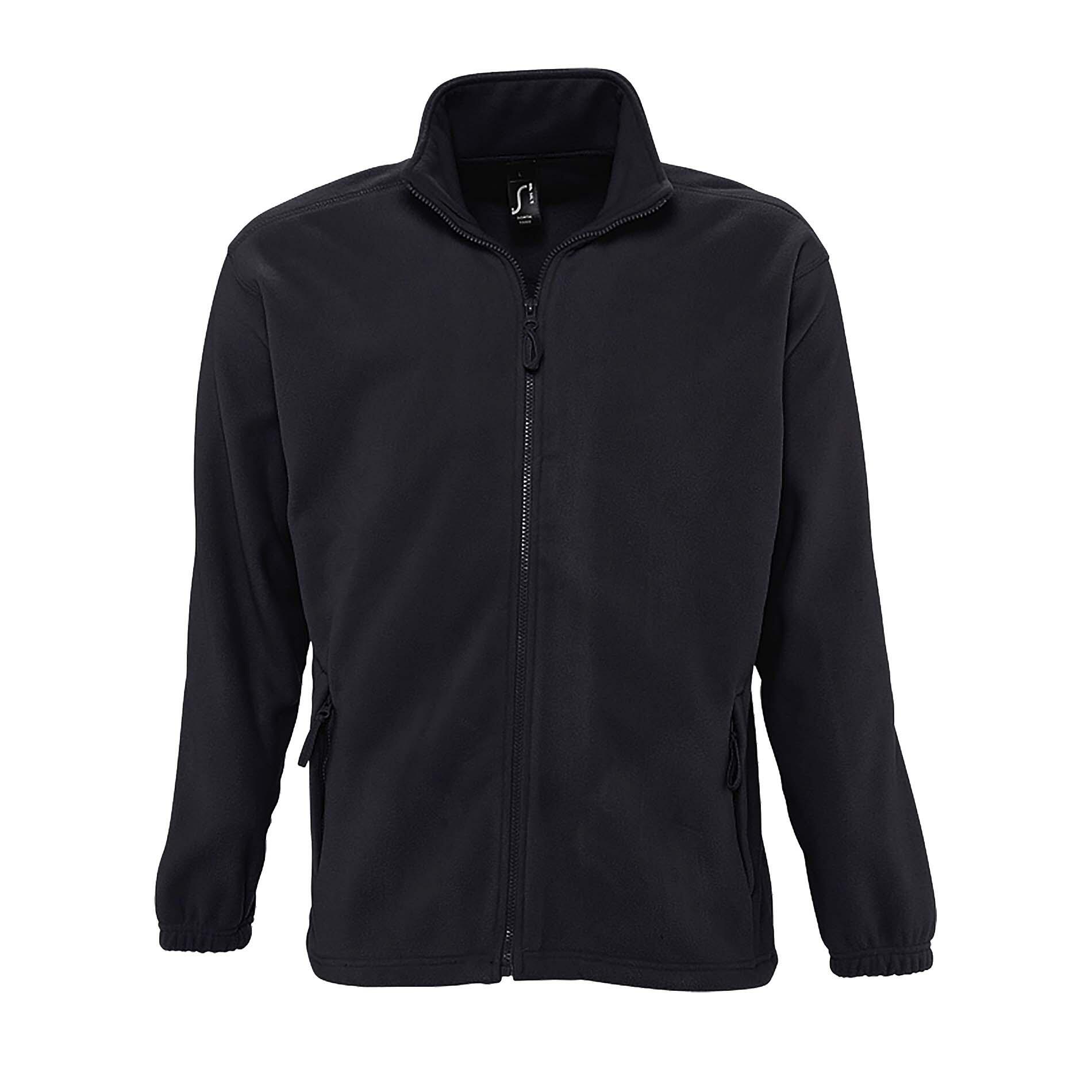 SOL'S Mens North Full Zip Outdoor Fleece Jacket (Charcoal)