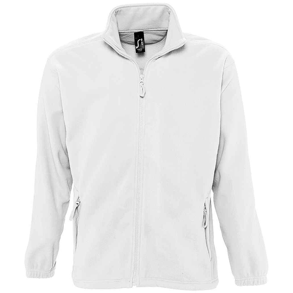 SOL'S Womens/Ladies North Full Zip Fleece Jacket (White)