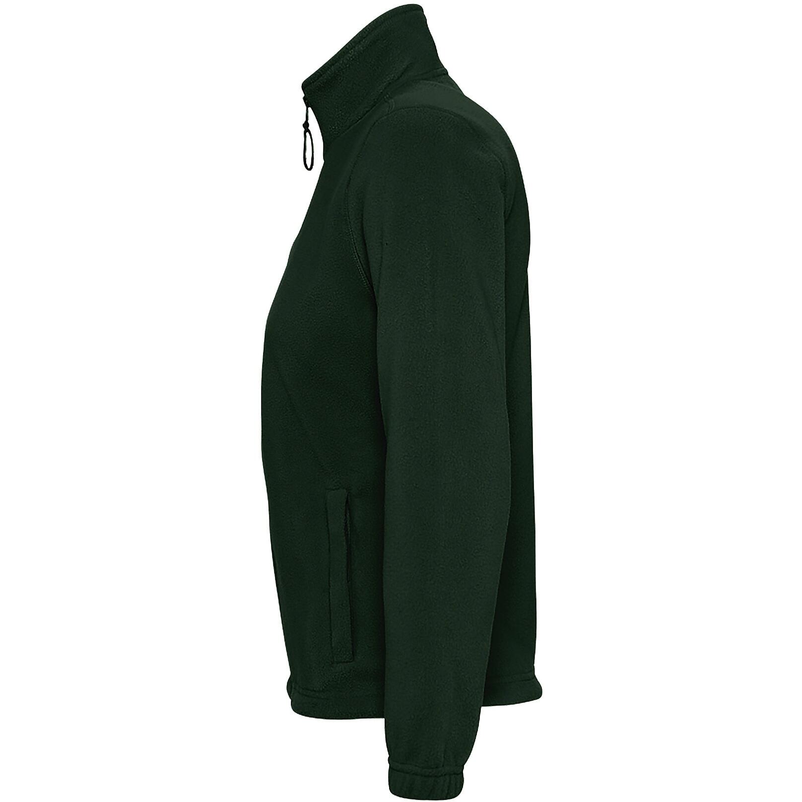 Womens/Ladies North Full Zip Fleece Jacket (Forest Green) 3/4