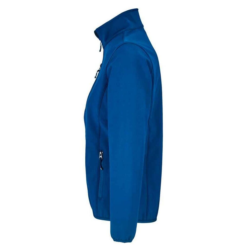 "Falcon" Softshelljacke recyceltes Material für Damen Königsblau 2/3
