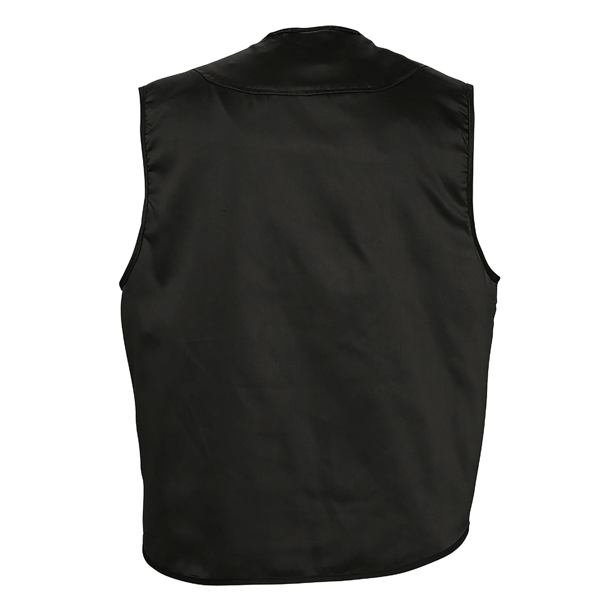 Wild Unisex Full Zip Waistcoat Bodywarmer Jacket (Black) 2/4