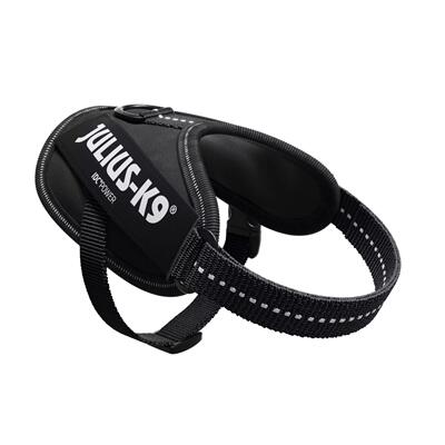 Julius k9 Idc power-harnas / tuig voor labels zwart 4/4