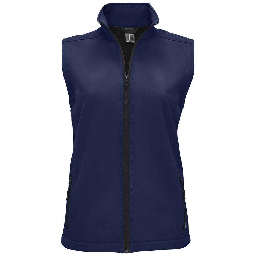 SOL'S Womens/Ladies Race Softshell Gilet (French Navy)