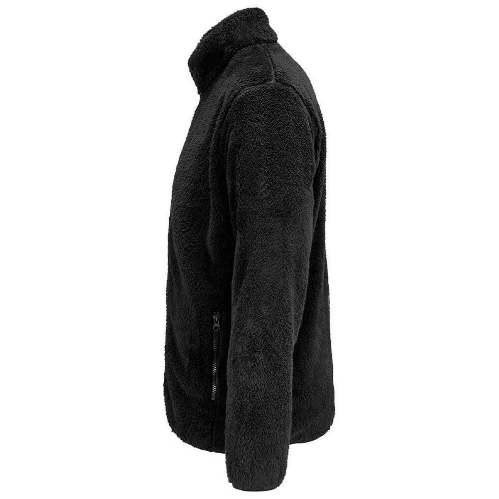 Unisex Adult Finch Fluffy Jacket (Black) 2/3