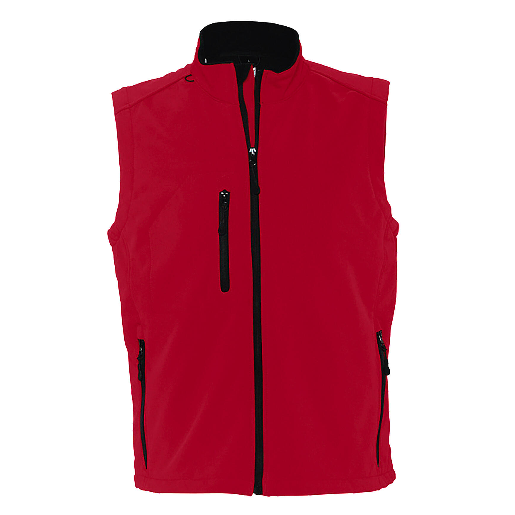 Mens Rallye Soft Shell Bodywarmer Jacket (Red) 2/6