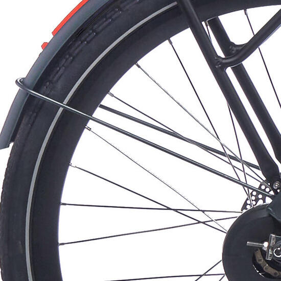 Cortina asta parafango posteriore 28 E-Nite verde scuro opaco