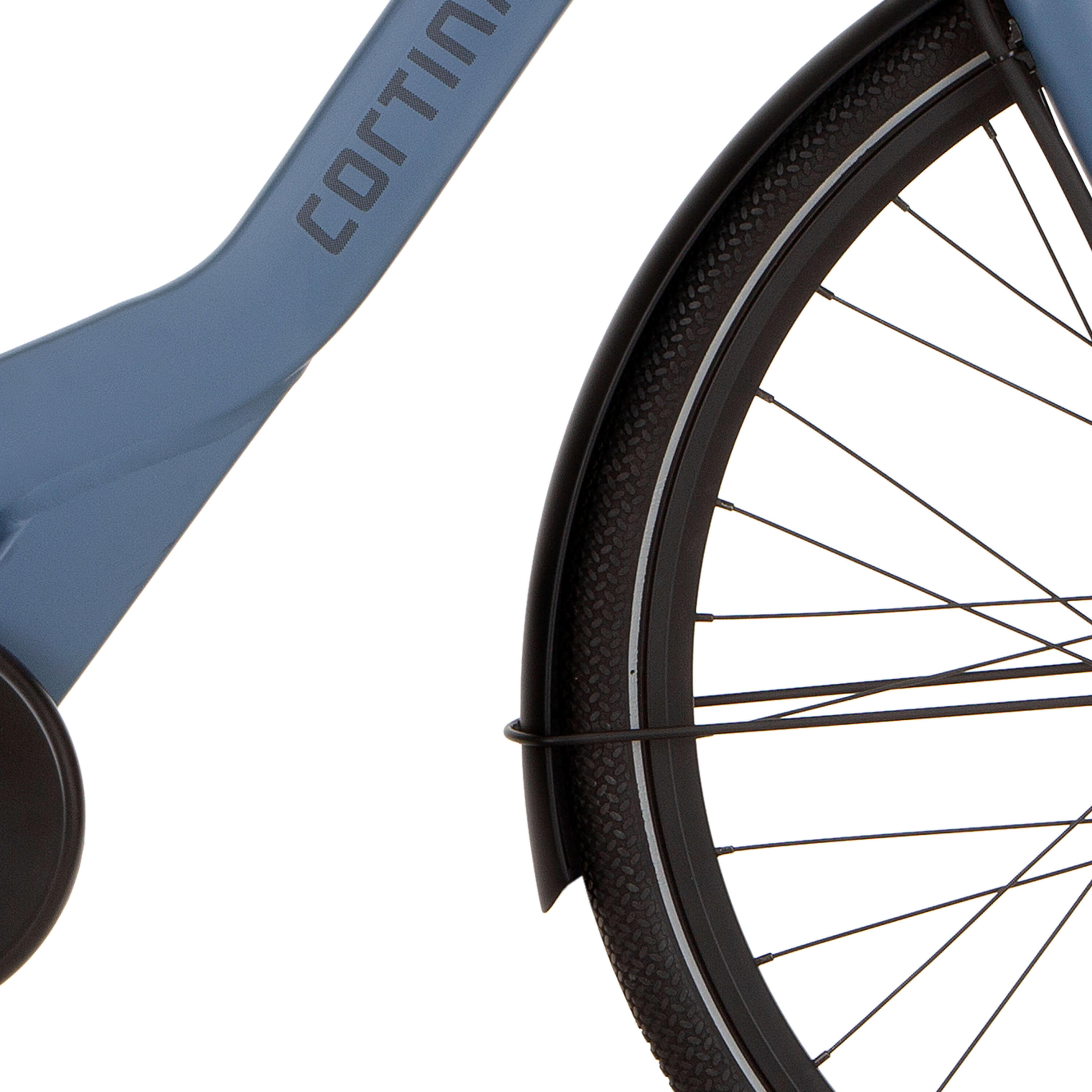 Cortina Spatbordstang voor E-Common 28 in Matt Jet Black 1/1