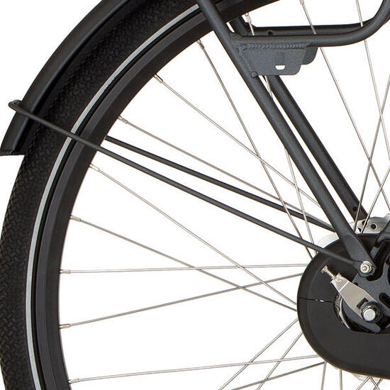 Asta parafango posteriore Cortina 28 Foss Grigio Ardesia Opaco 355 mm