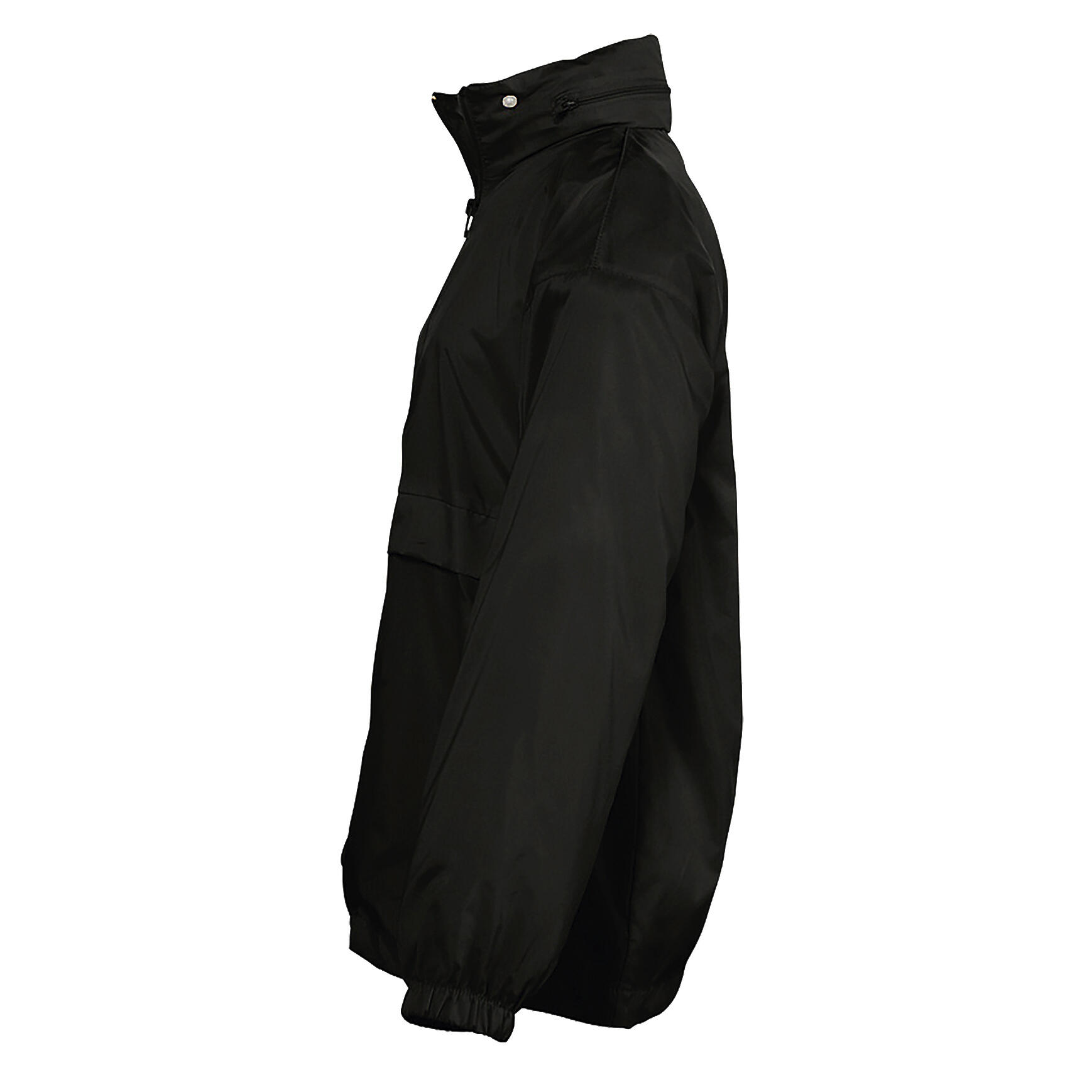 Kids Unisex Surf Windbreaker Jacket (Water Resistant And Windproof) (Black) 3/4
