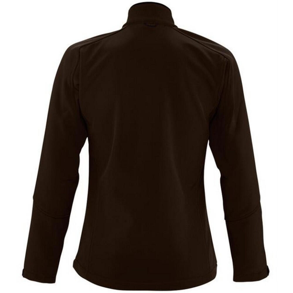 Giacca Softshell Donna SOLS Roxy Marrone Scuro 4/7