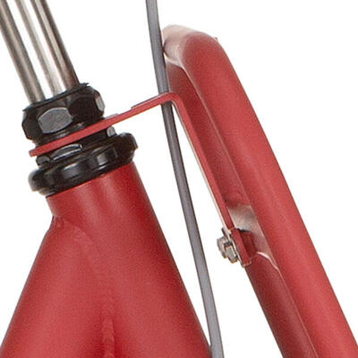 Cortina balhoofd beugel voordrager 24 inch meisjesfiets - true red matt