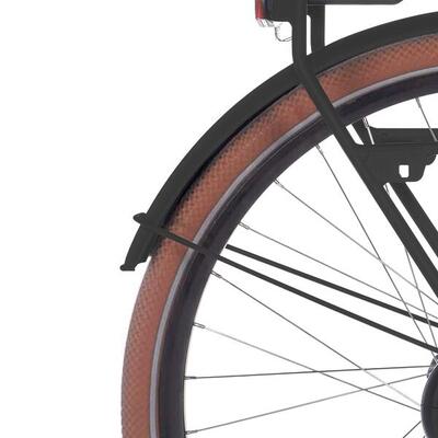 Cortina achterspatbord 28 e-foss arrant zwart mat