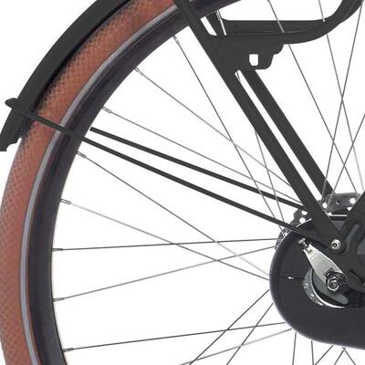 Cortina achter spatbordstang 28 e-foss arrant zwart mat