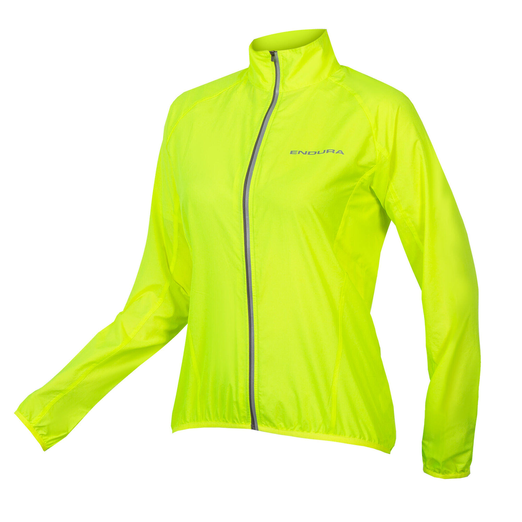 Endura - Damen Jacke Mit Lasergeschnittener Nahtverklebter Sturmlasche - Coupe-pluie - Jaune|vert - S - Decathlon