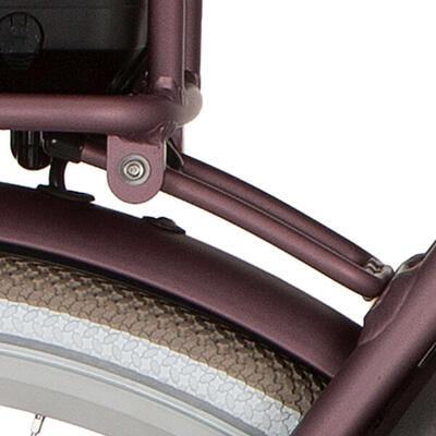 Cortina achterdrager beugel 130 mm bafang spicy zilver matt