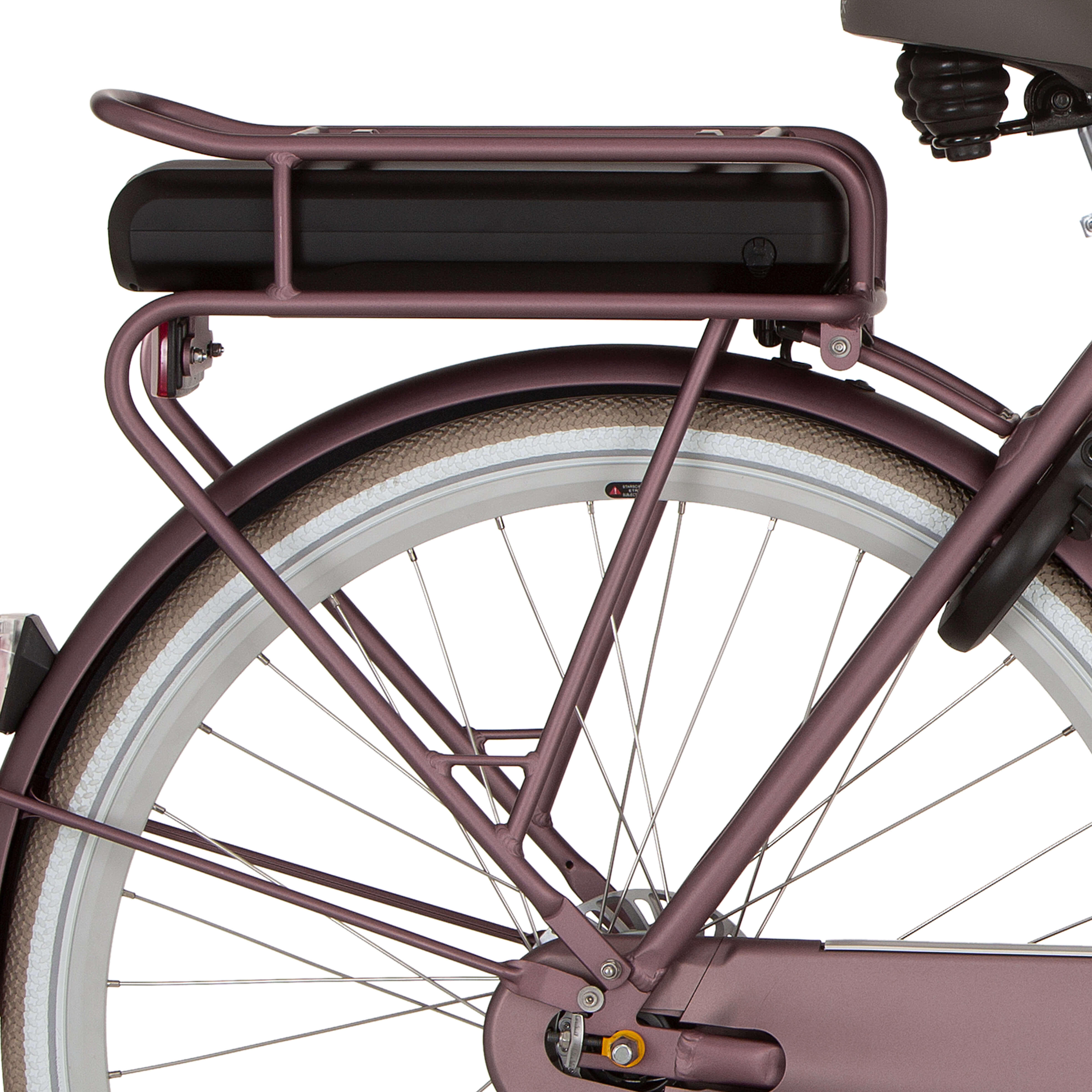 Cortina bagażnik tylny E-U4 Bafang Spicy Silver Matt