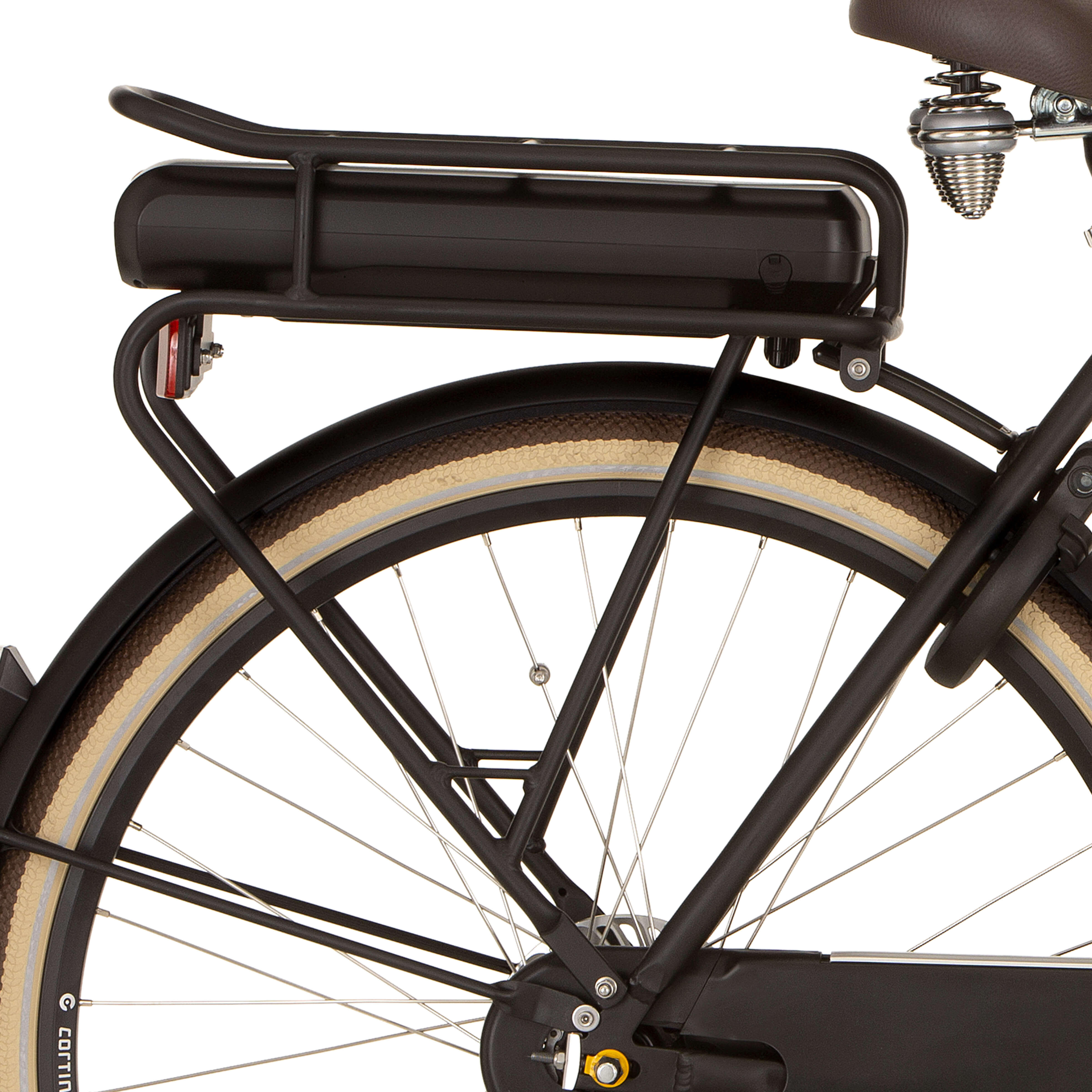 Bagażnik tylny Cortina E-U4 Bafang Jet Black Matt