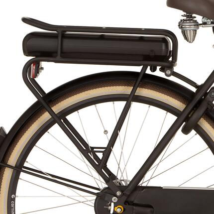 Cortina E-U4 Bafang Porte-bagages en Noir Mat