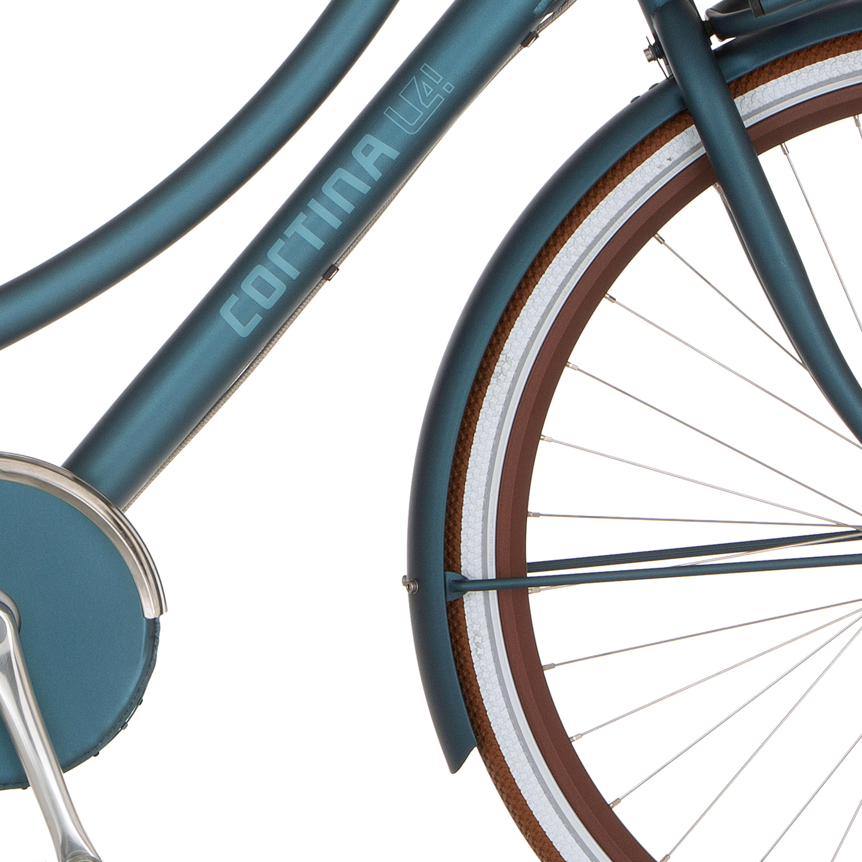 Cortina Fender für 28 U4 in Irischblau Matt 1/1